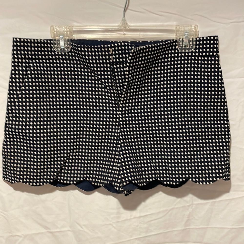 Club Monaco Navy blue white dot shorts